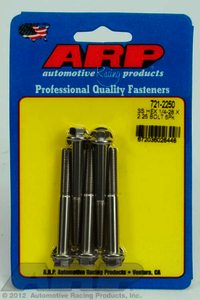 ARP 1/4-28 x 2.250 hex SS bolts