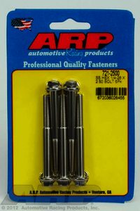 ARP 1/4-28 x 2.500 hex SS bolts