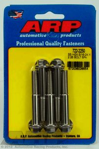 ARP 5/16-24 x 2.250 hex SS bolts