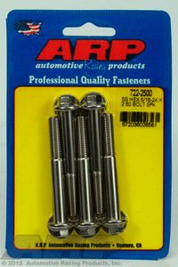 ARP 5/16-24 x 2.500 hex SS bolts