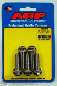 ARP 3/8-24 x 1.250 hex SS bolts