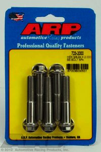 ARP 3/8-24 x 2.000 hex SS bolts