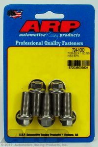 ARP 7/16-20 x 1.000 hex SS bolts