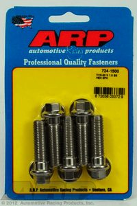 ARP 7/16-20 x 1.500 hex SS bolts