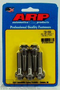 ARP 3/8-24 x 1.500 hex 7/16 wrenching SS bolts