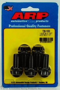 ARP 1/2-20 x 1.000 12pt black oxide bolts