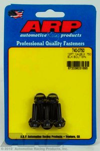 ARP 1/4-28 x .750 12pt black oxide bolts