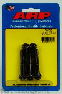 ARP 1/4-28 x 1.750 12pt black oxide bolts