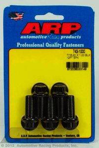 ARP 7/16-20 x 1.000 12pt black oxide bolts