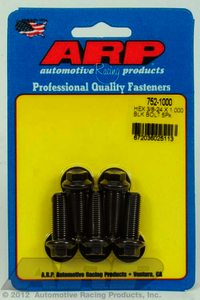 ARP 3/8-24 x 1.000 hex black oxide bolts