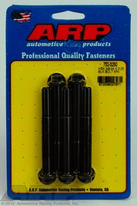 ARP 3/8-24 x 3.250 hex black oxide bolts