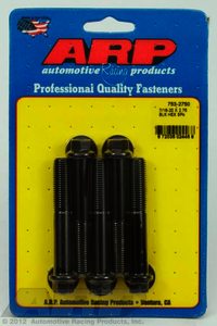 ARP 7/16-20 x 2.750 hex black oxide bolts