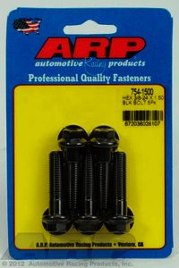 ARP 3/8-24 x 1.500 hex 7/16 wrenching black oxide bolts