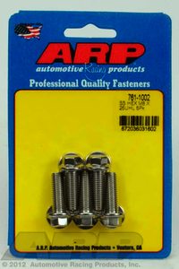 ARP M8 x 1.25 x 25 hex SS bolts