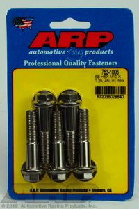 ARP M10 x 1.25 x 45 hex SS bolts