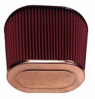 K&N Flame Arrestor - OVAL FLG, 8-1/2" X 6-3/16"B, 6-1/4" X 4"T,