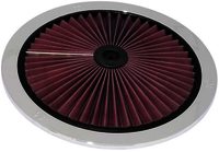 K&N X-Stream Top Filter - X-STREAM TOP 14" OD / CHROME