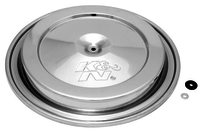 K&N Top Plate - CHROME TOP,SINGLE HOLE W/K&N