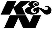 K&N Decal: Die Cut, 2-1/4" X 1-1/8" Gloss Black - DIE CUT; 2-1/4