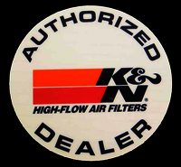 K&N Decal; Auth. Dealer, 5" - DECAL; AUTH. DLR, 5" DIA.