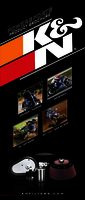 K&N PowerSports Mini Brochure; 8-1/2" X 3-5/8" - POWERSPORTS MIN