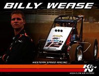 K&N Hero Card; Billy Wease 8-1/2 x 11 - HERO CARD; BILLY WEASE,