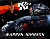 K&N Hero Card; Warren Johnson, 8-1/2 x 11 - HERO CARD; WARREN JO