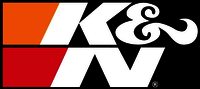 K&N Decal; Contingency Air Filter, K&N with Black back; 9" x 4"