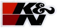 K&N Decal; Black K&N P/S AMA 3" x 1.3" - DECAL; BLACK K&N P/S AM