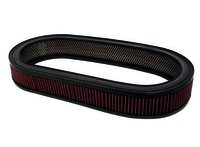 K&N Custom Air Filter - 20-13/16" X 9-1/2", 4"H, OVAL