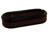 K&N Custom Air Filter - 12-5/8" X 5", 2-3/8"H OVAL - discont.