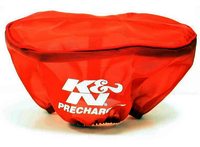 K&N Air Filter Wrap - PRECHARGER WRAP,RED.,CUSTOM