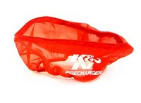 K&N Air Filter Wrap - PRECHARGER WRAP,RED.,CUSTOM