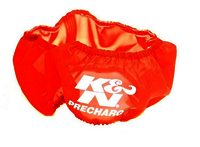 K&N Air Filter Wrap - PRECHARGER WRAP,RED.,CUSTOM