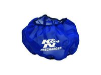 K&N Air Filter Wrap - PRECHARGER WRAP,BLU.,CUSTOM