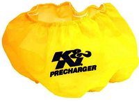 K&N Air Filter Wrap - PRECHARGER WRAP,YLW.,CUSTOM