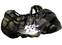 K&N Air Filter Wrap - PRECHARGER WRAP,BLK.,CUSTOM