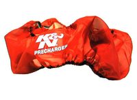 K&N Air Filter Wrap - PRECHARGER WRAP,RED.,CUSTOM