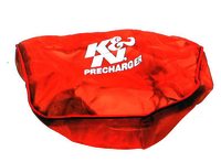 K&N Air Filter Wrap - PRECHARGER WRAP,RED.,CUSTOM