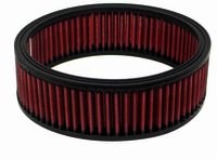 K&N Custom Air Filter - 63-MM LARGE OVAL BOLT-ON UNIT ELEMENT