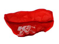 K&N Air Filter Wrap - PRECHARGER WRAP, RED, HONDA