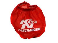 K&N Air Filter Wrap - PRECHARGER WRAP, RED, HONDA