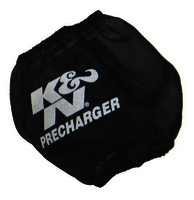 K&N Air Filter Wrap - PRECHARGER WRAP, BLACK; POLARIS