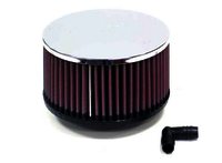 K&N Universal Chrome Filter - 2-1/16"FLG, 5-1/2"OD, 3"H