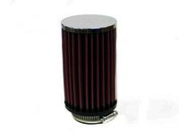 K&N Universal Chrome Filter - 1-7/8"FLG, 3"OD, 5"H