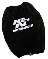 K&N Air Filter Wrap - DRYCHARGER WRAP; RC-4630, BLACK