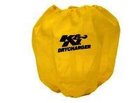 K&N Air Filter Wrap - DRYCHARGER WRAP, YELLOW, CUSTOM