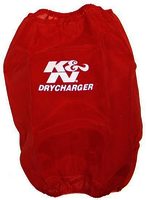 K&N Air Filter Wrap - DRYCHARGER WRAP; RC-5102, RED