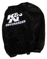 K&N Air Filter Wrap - DRYCHARGER WRAP; RC-5107, BLACK