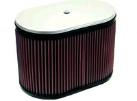 K&N Universal Air Filter - 2-9/16" DUAL, 9" X 5-1/2", 6-1/4"H